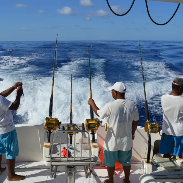 Fishing with Blue Safari