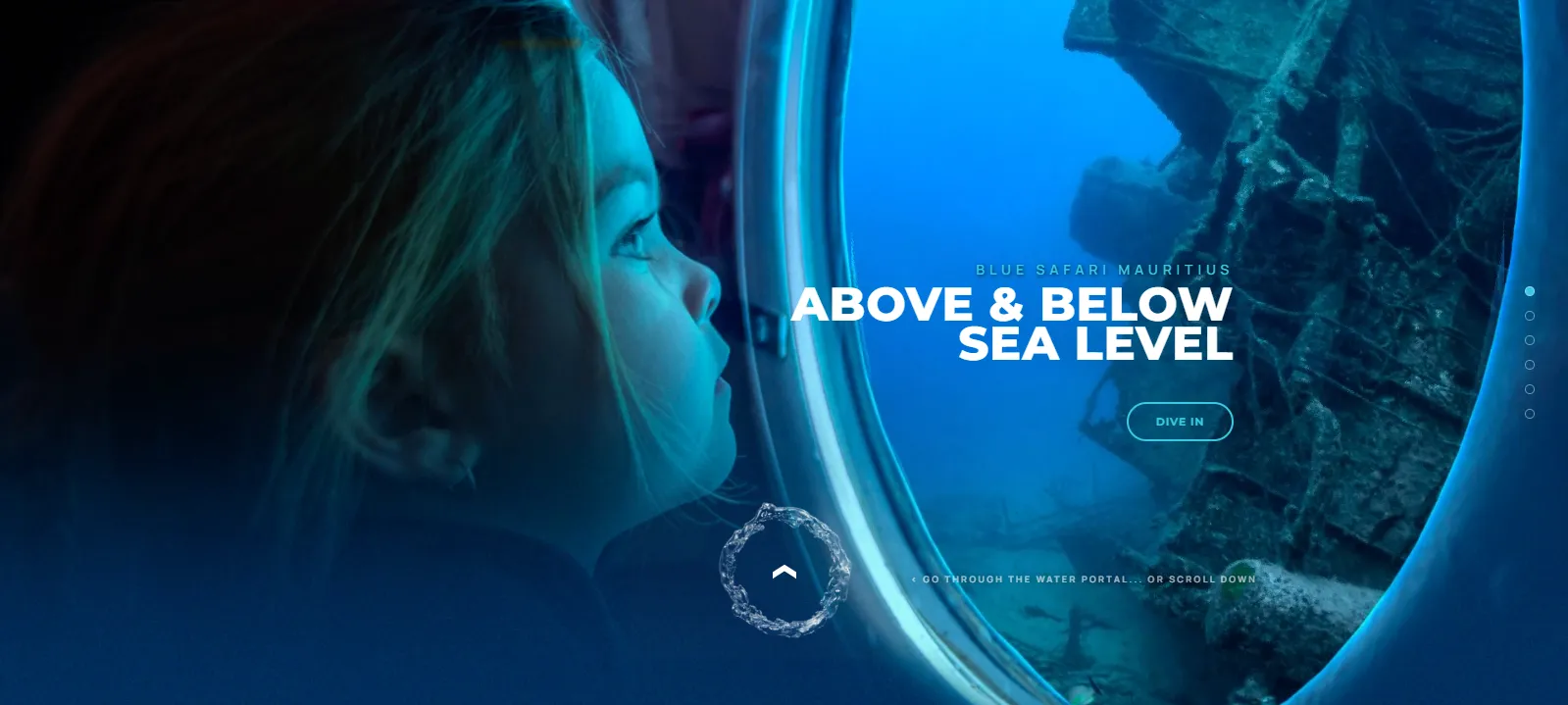 Blue Safari submarine excursion in Mauritius